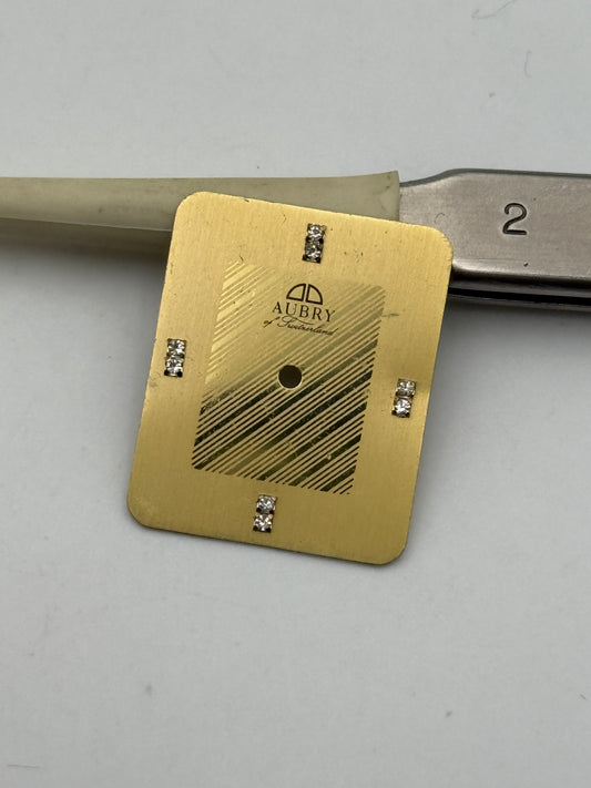 aurry swiss made 18.5mm dial quadrante
