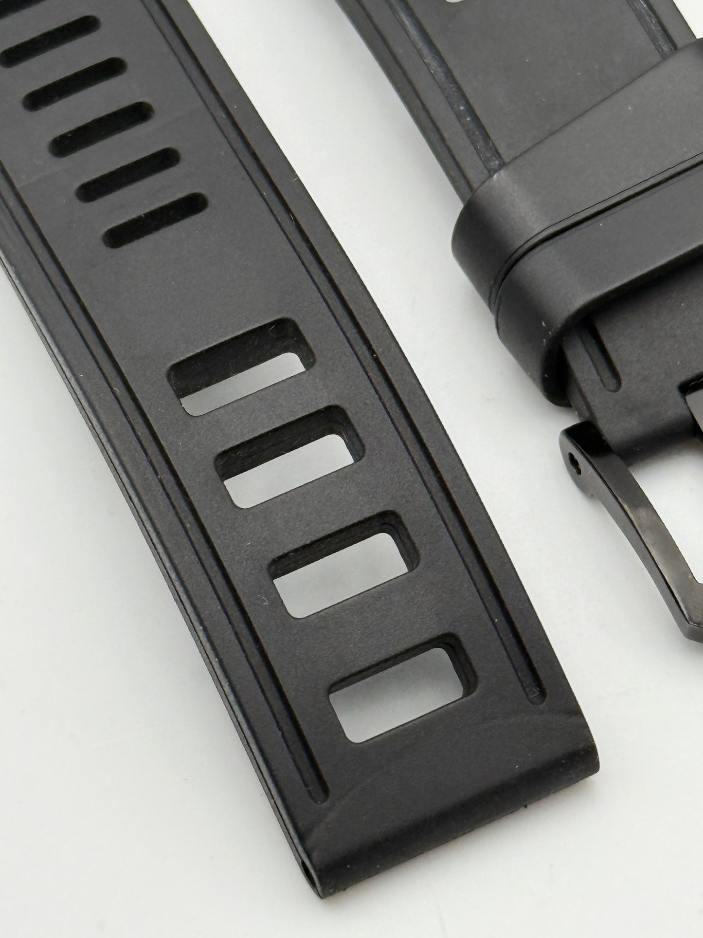isofrane rubber strap cinturino black 22mm