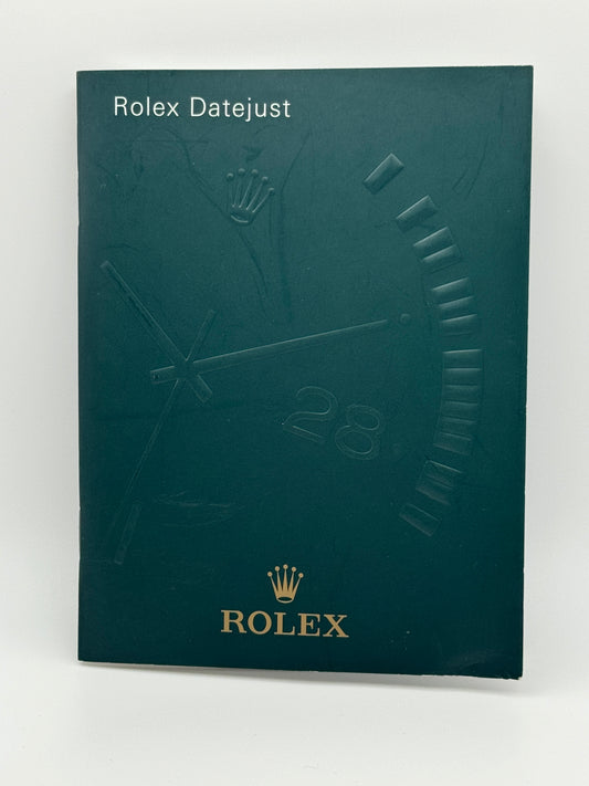 rolex libretto booklet 92.010 552.05 2005 datejust istruzioni