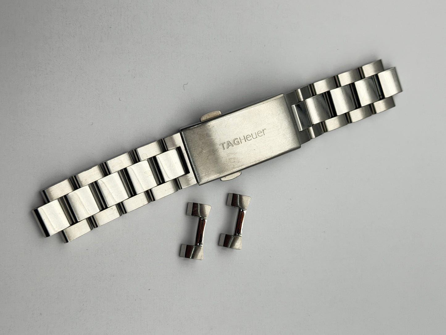 tag heuer g-e3 faa106 16mm  bracciale bracelet steel