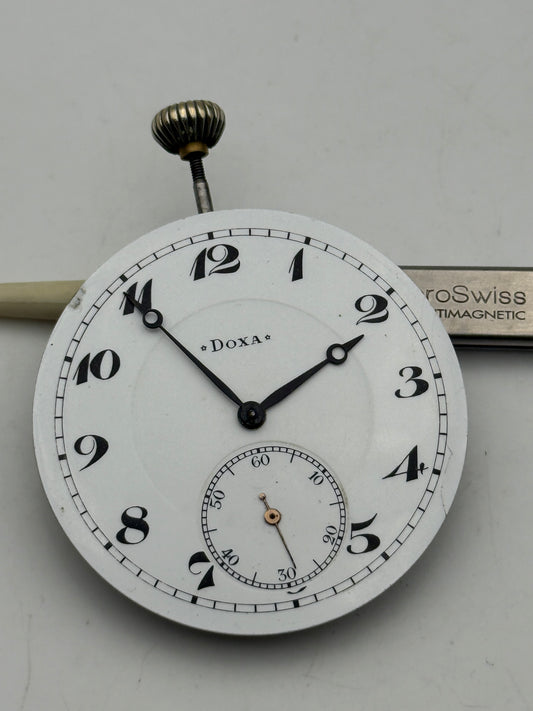 doxa pocket watch movement movimento 42mm vintage rare