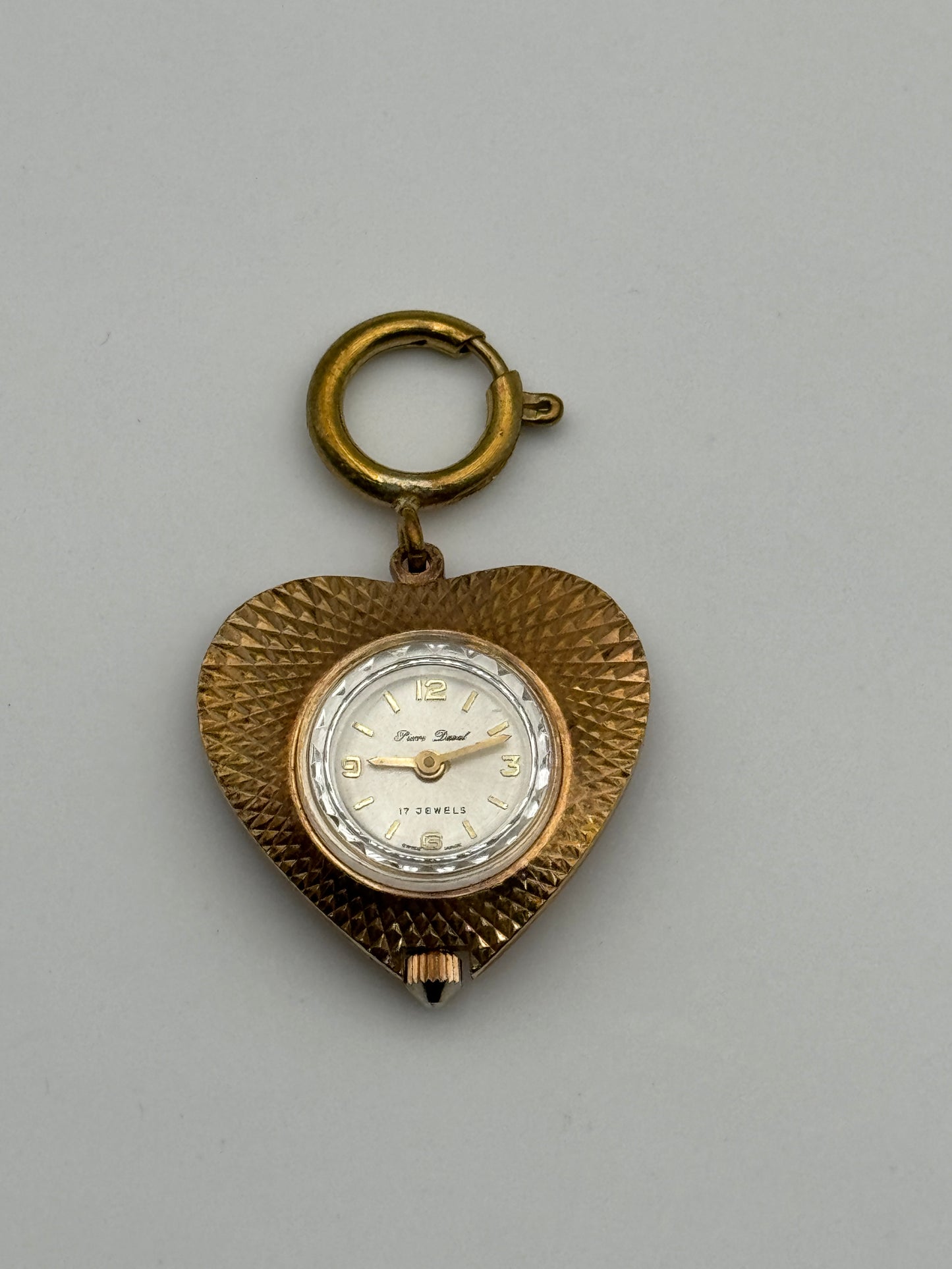 pierre deval vintage watch pendant manual wind swiss made