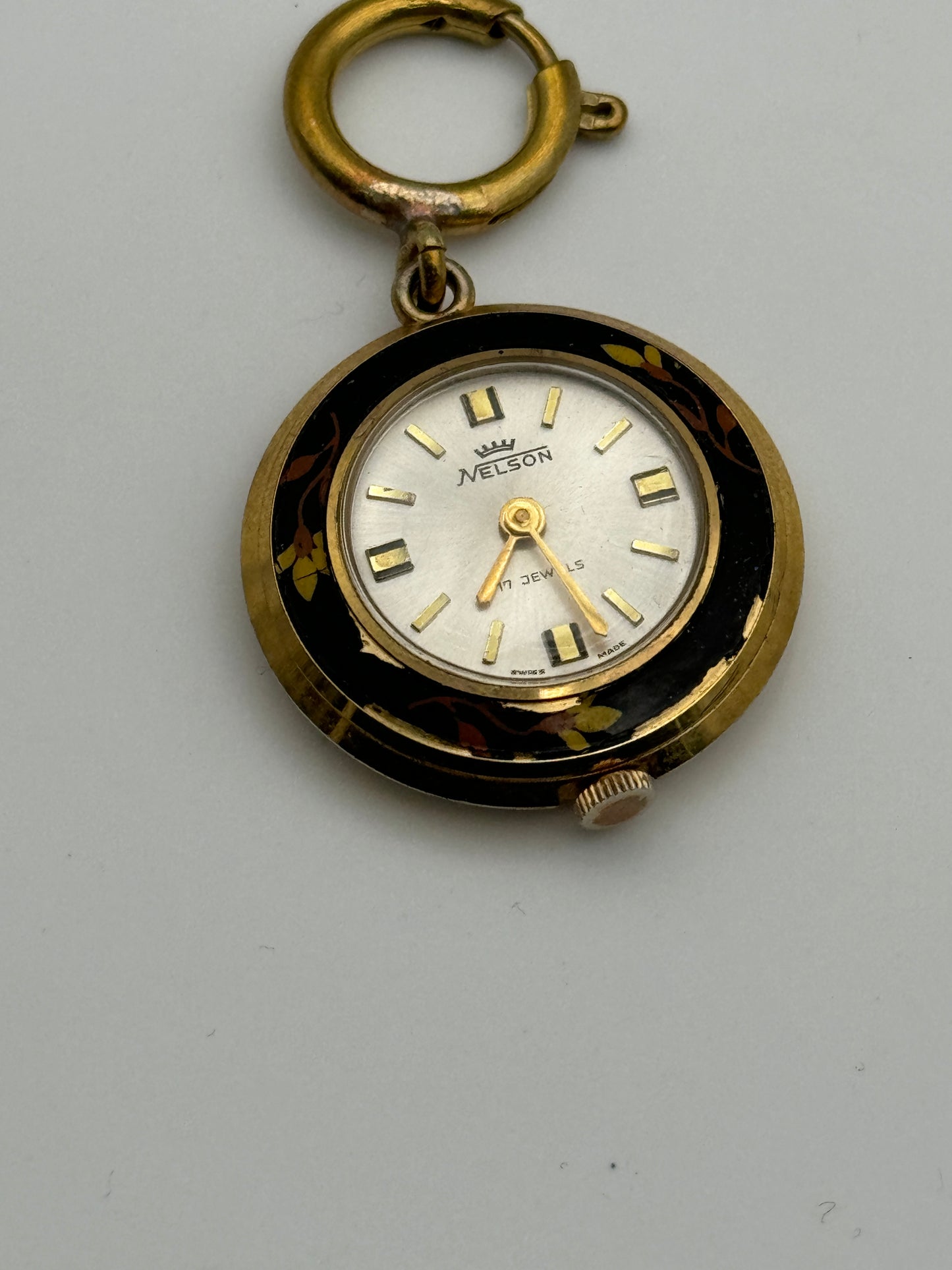 nelson swiss made vintage watch pendant nun monachina