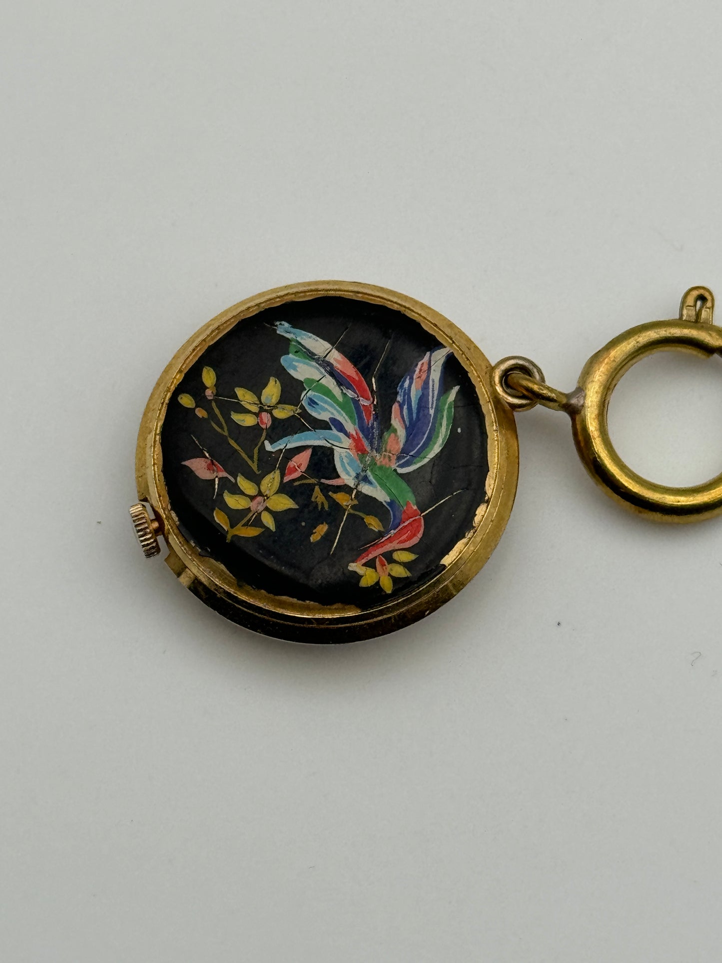 nelson swiss made vintage watch pendant nun monachina