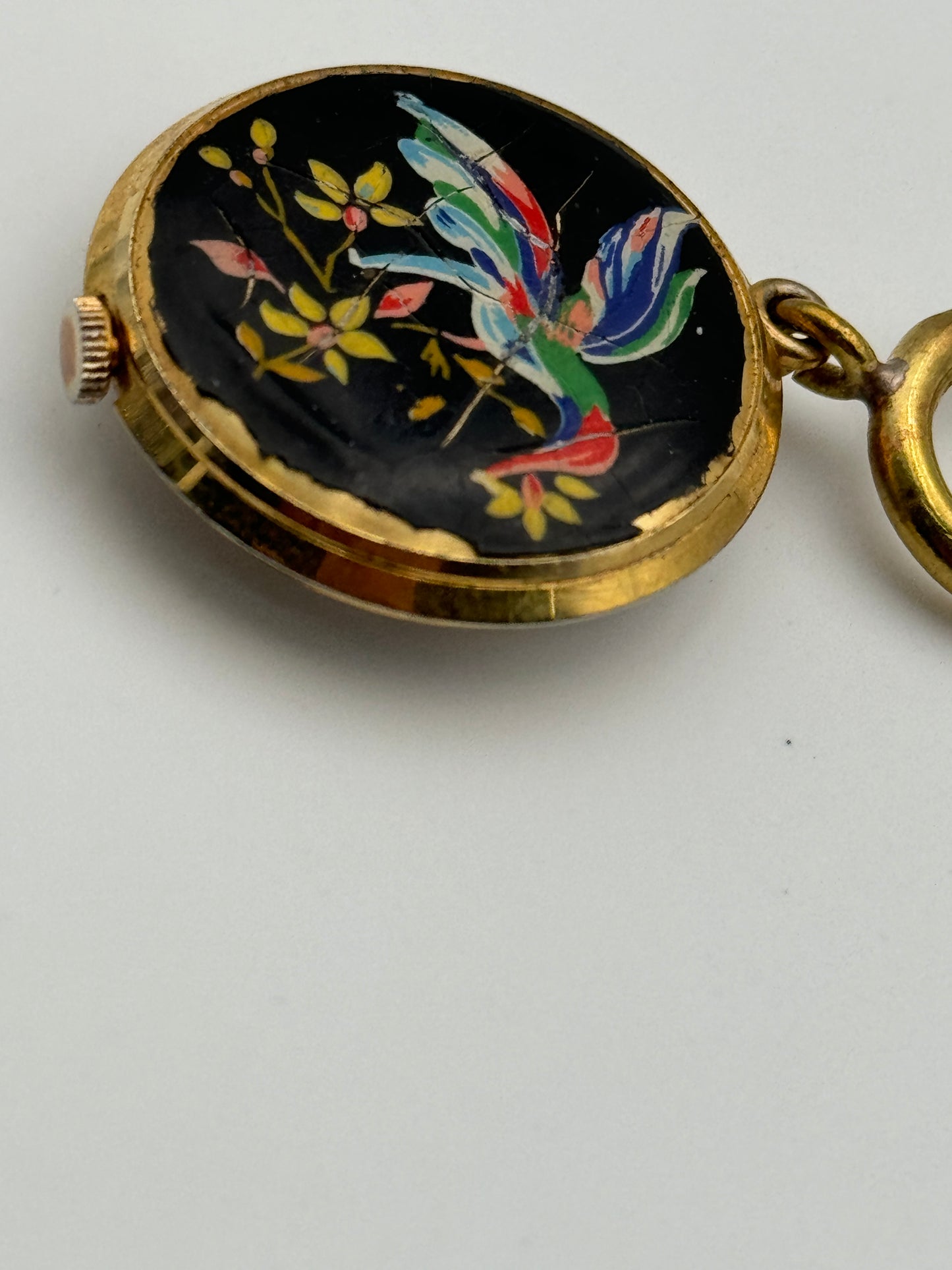nelson swiss made vintage watch pendant nun monachina