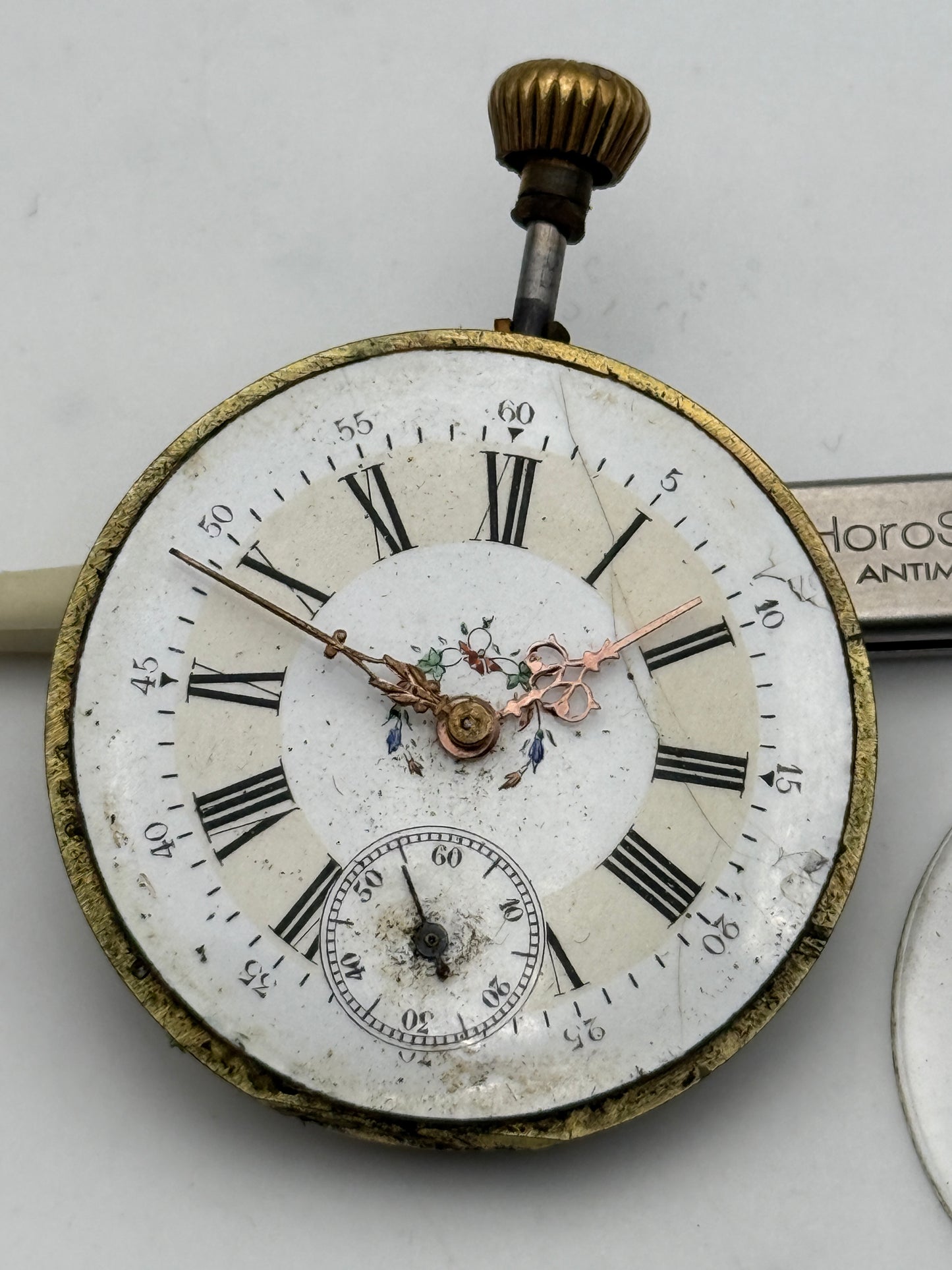 pocket watch movement movimento cylinder cilindro 40.8mm
