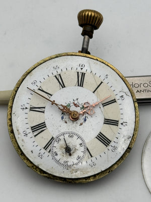 pocket watch movement movimento cylinder cilindro 40.8mm