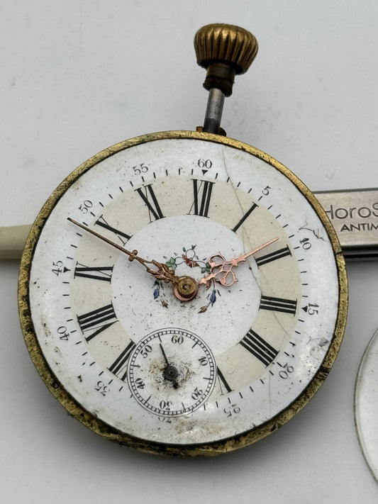 pocket watch movement movimento cylinder cilindro 40.8mm