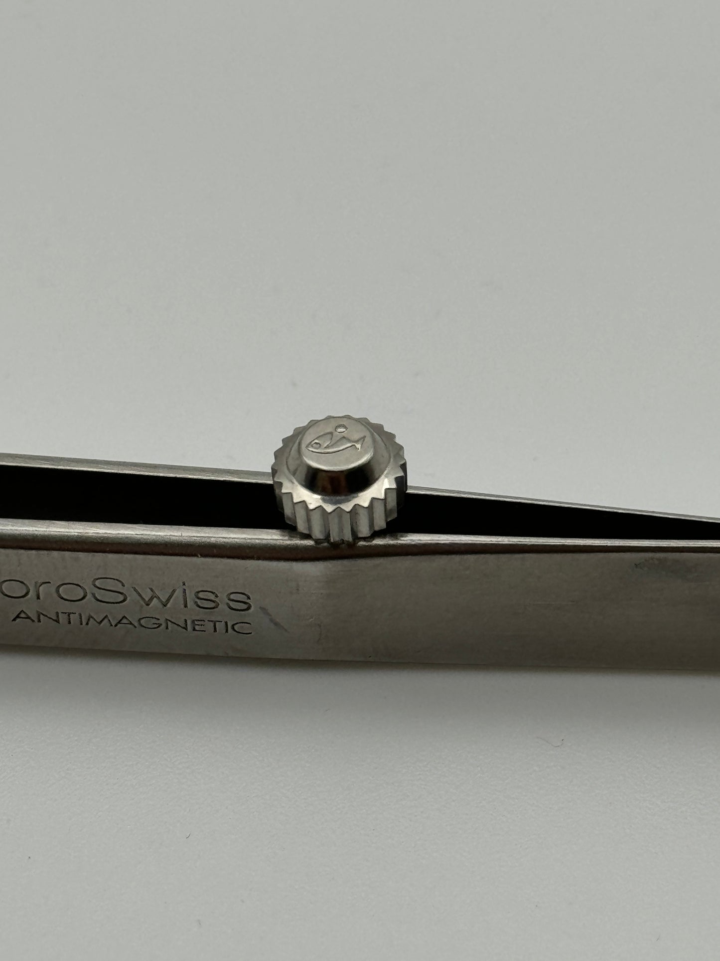 Philip Watch Caribbean big size crown corona diver 6.8x4.3mm a vite to screw
