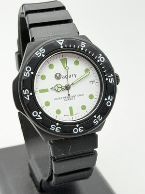vagary swiss made watch nos vintage 38mm