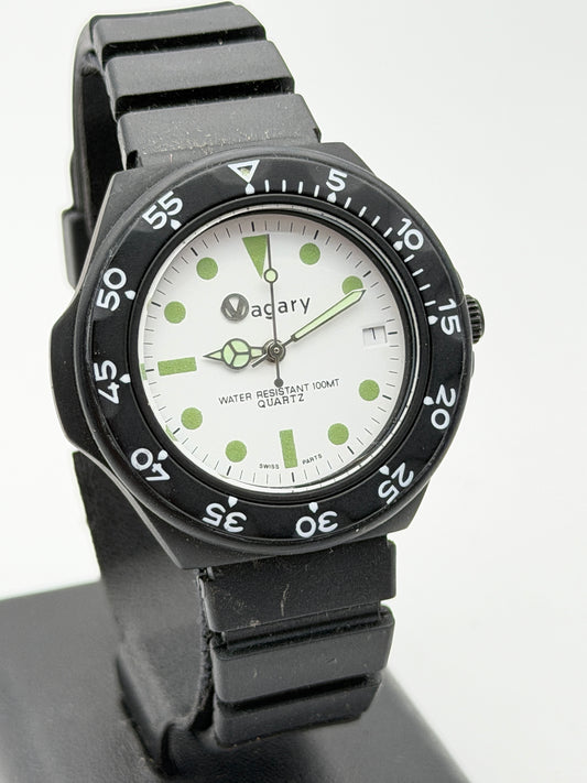 vagary swiss made watch nos vintage 38mm