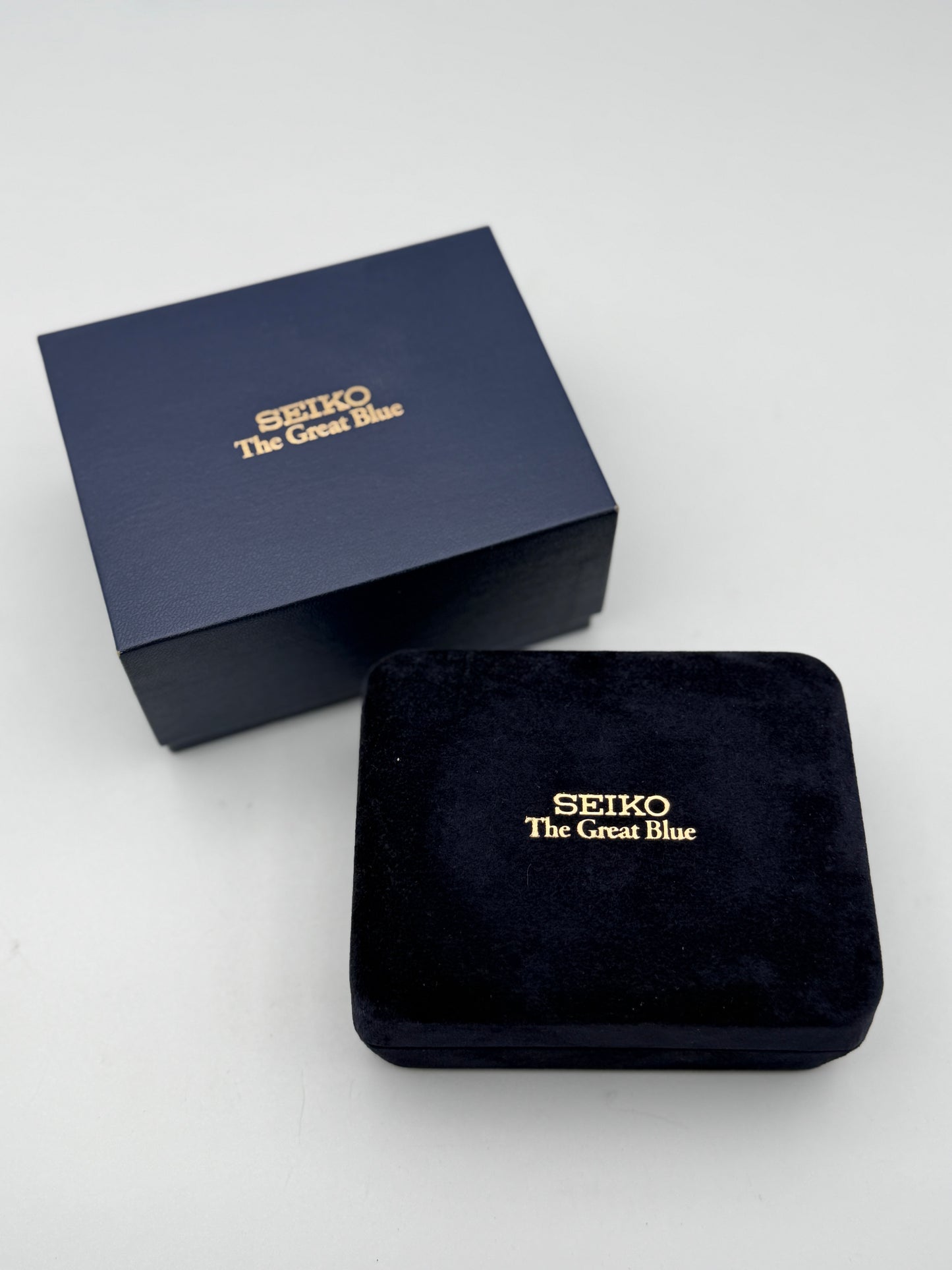 seiko the great blue vintage box scatola vintage