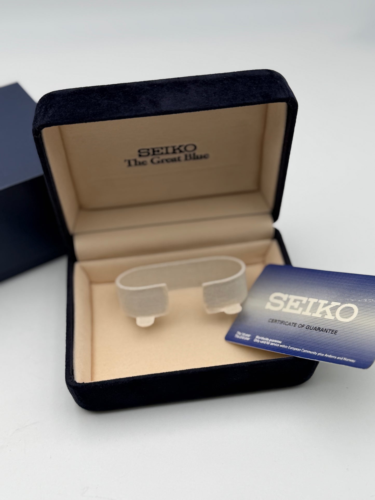 seiko the great blue vintage box scatola vintage