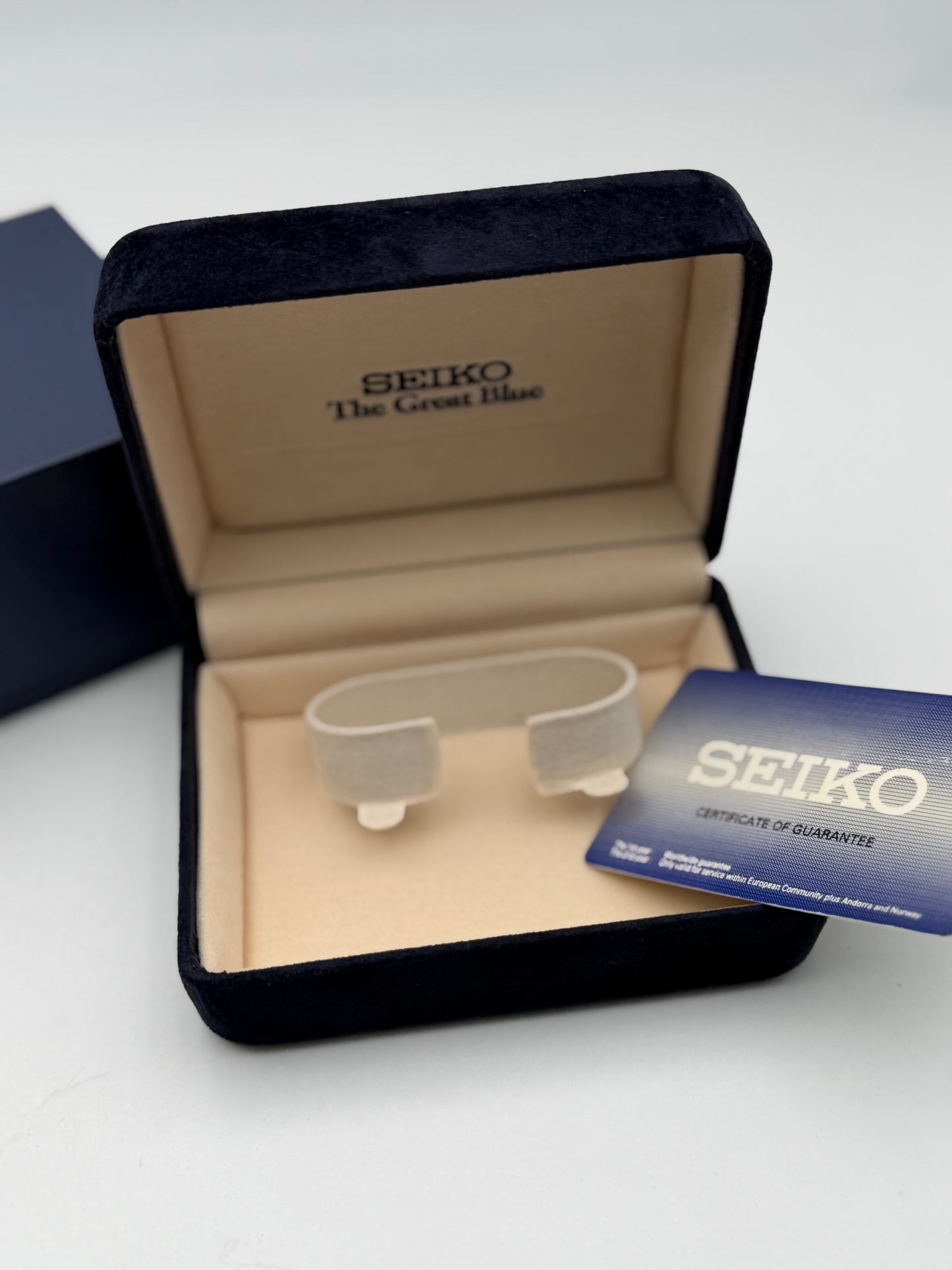 seiko the great blue vintage box scatola vintage