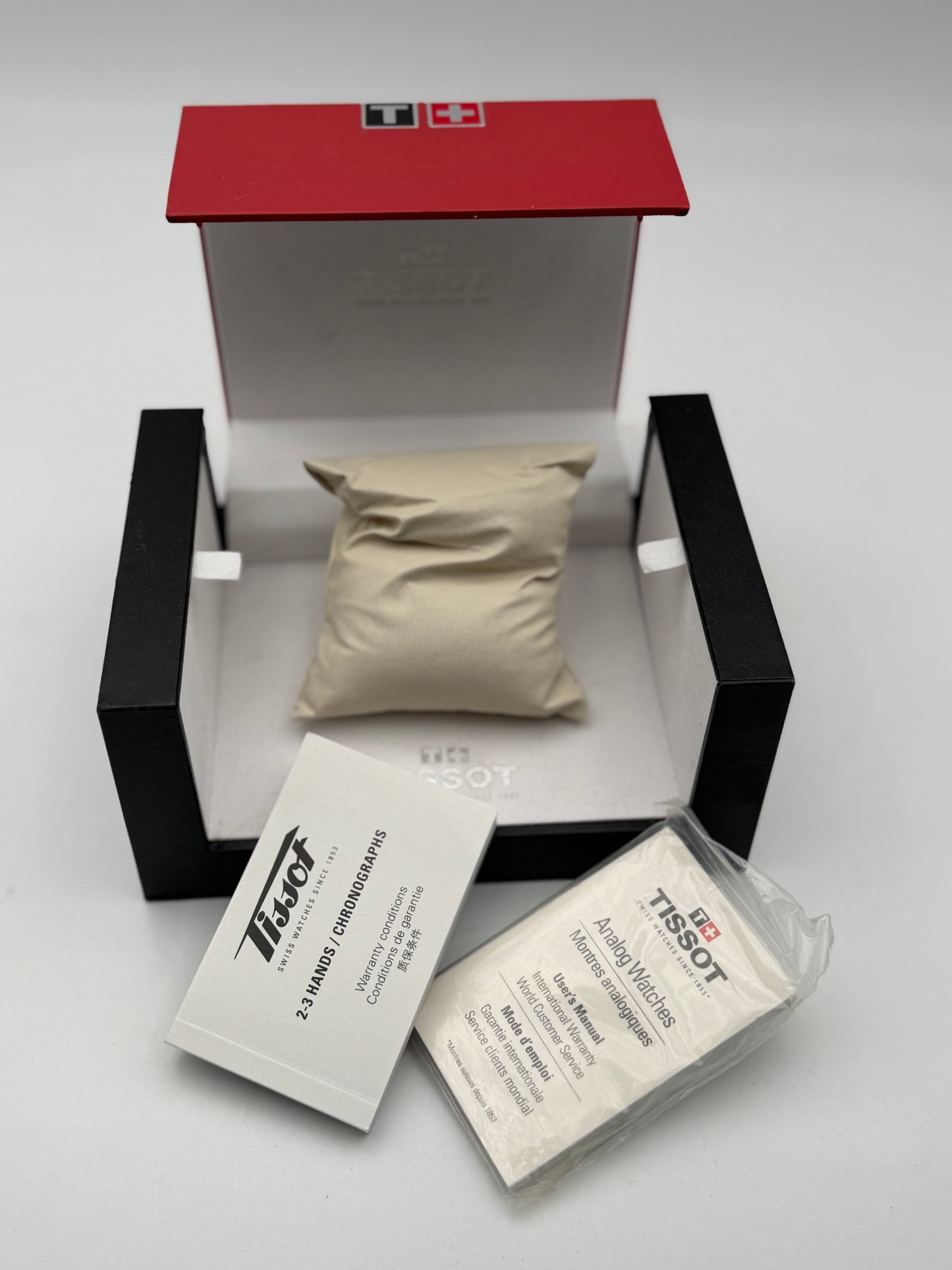 tissot scatola watch box swiss made