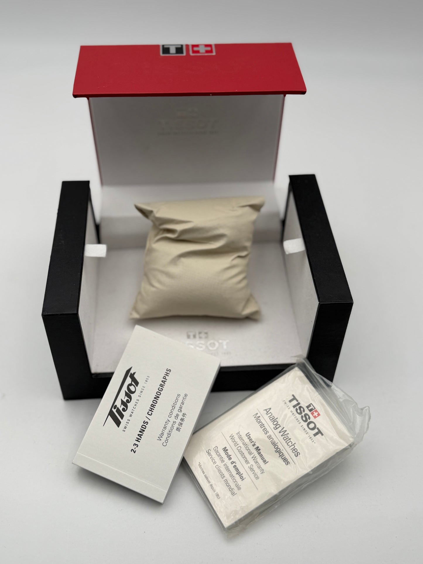 tissot scatola watch box swiss made