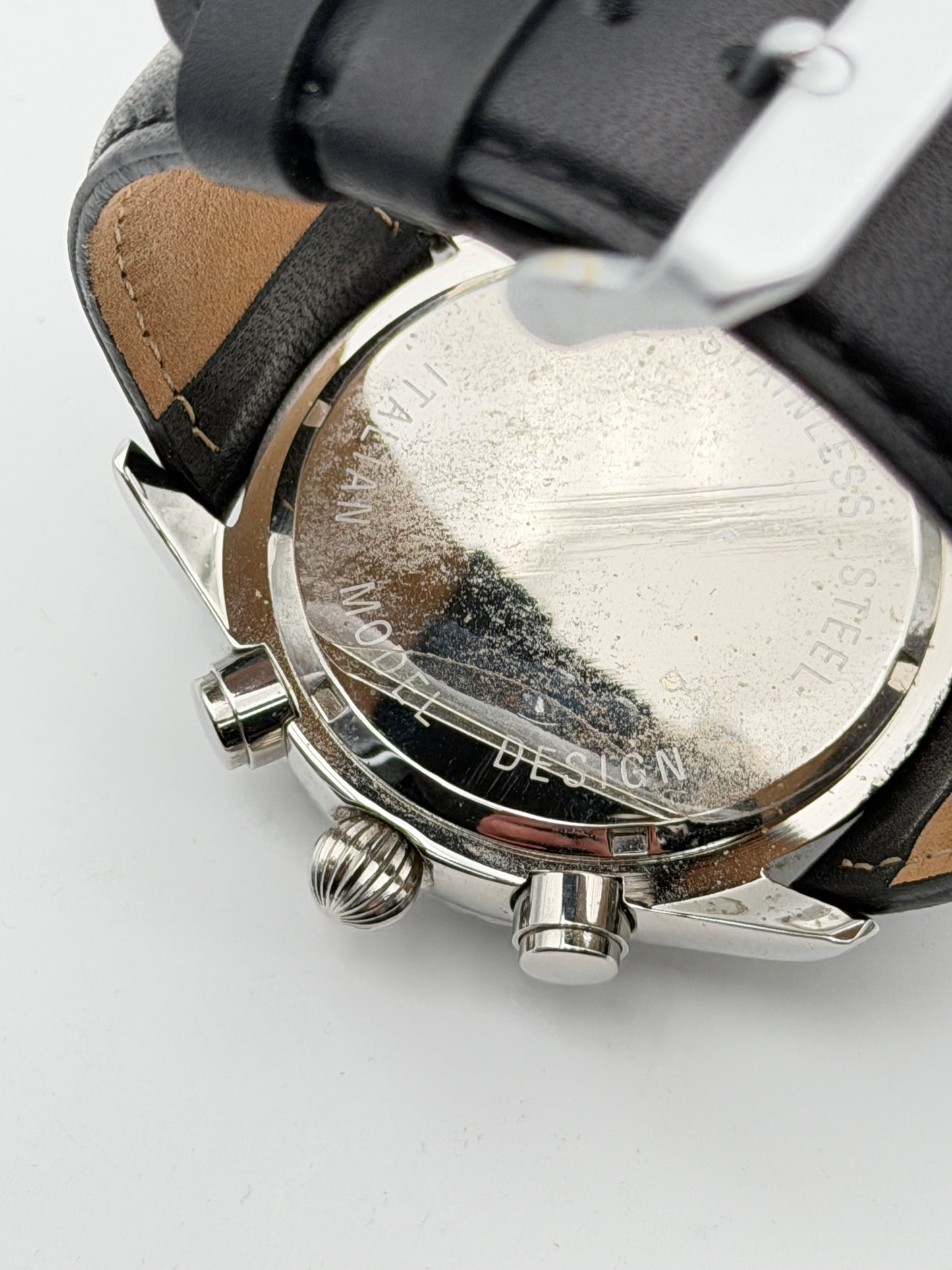 newmann chronograph watch quartz 45mm