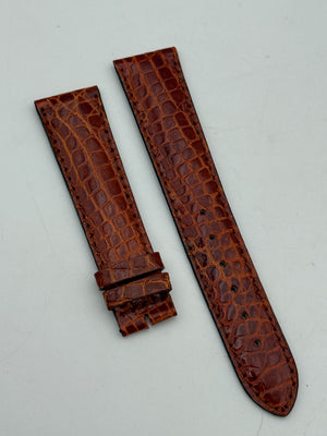 eberhard 19mm c806 cinturino strap pelle leather new nuovo