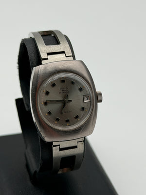 avia automatic watch vintage 70's 25mm steel