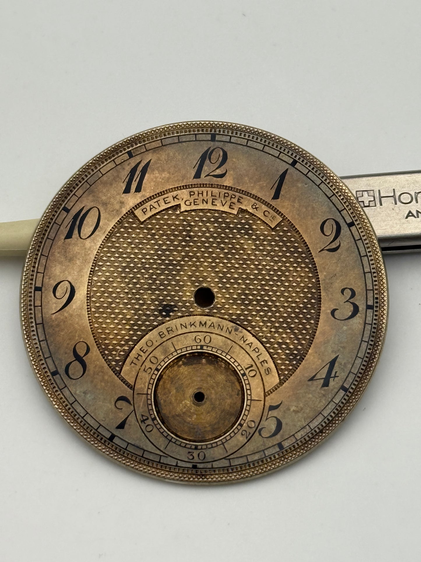 patek philippe co. cie geneve theo breinkmann-naples pocket watch dial quadrante