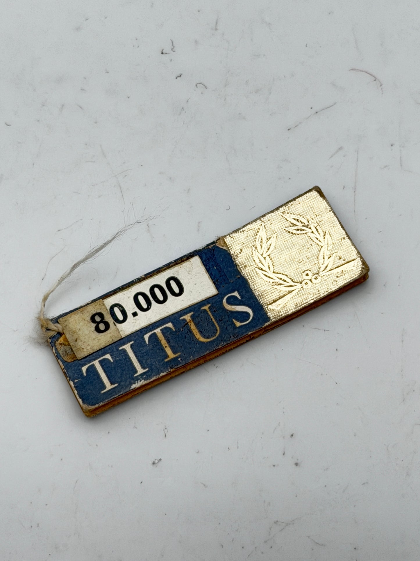 tag cartellino solvil e titus vintage