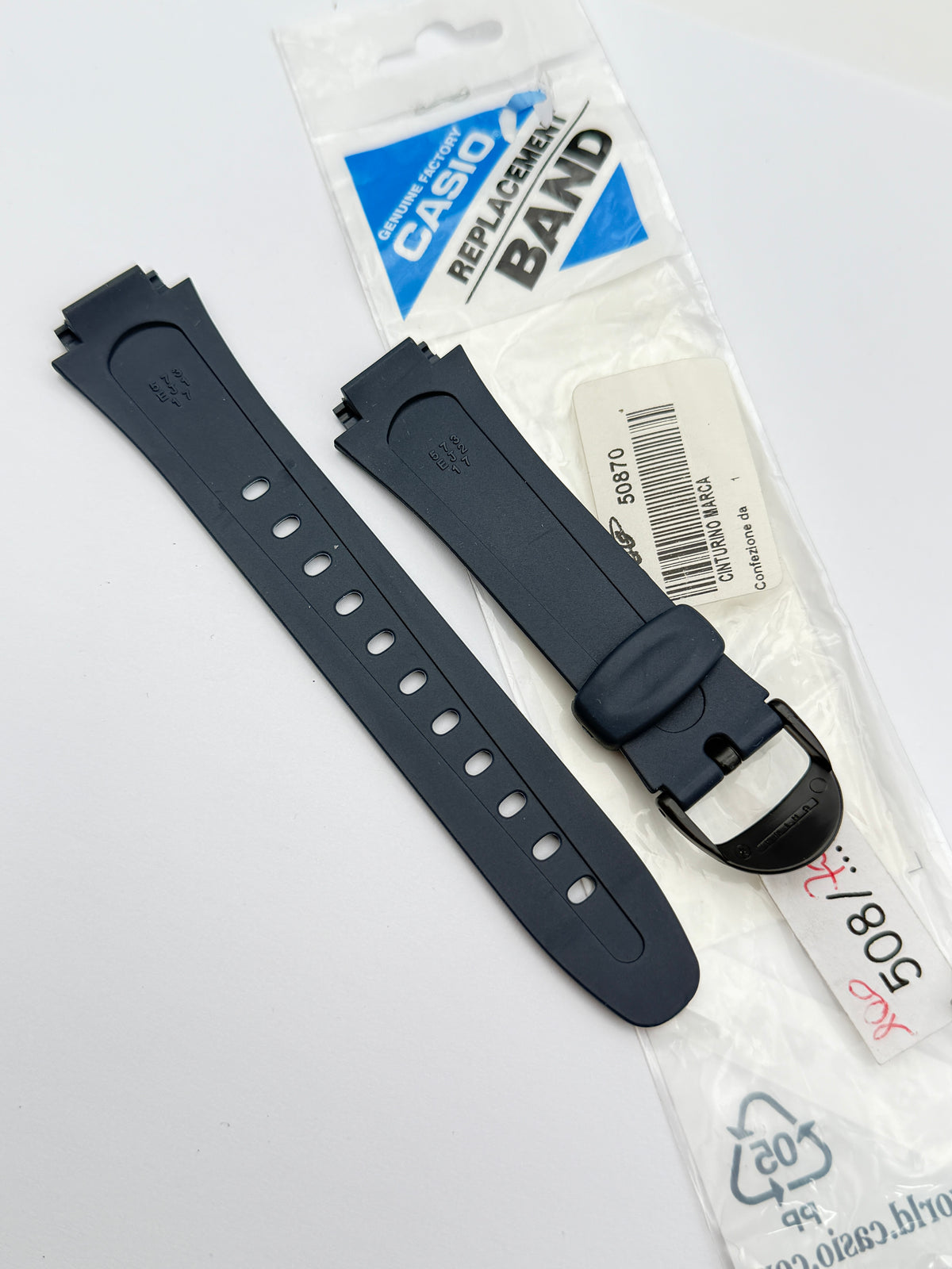 casio 17mm w-e11-1avwcf cinturino strap