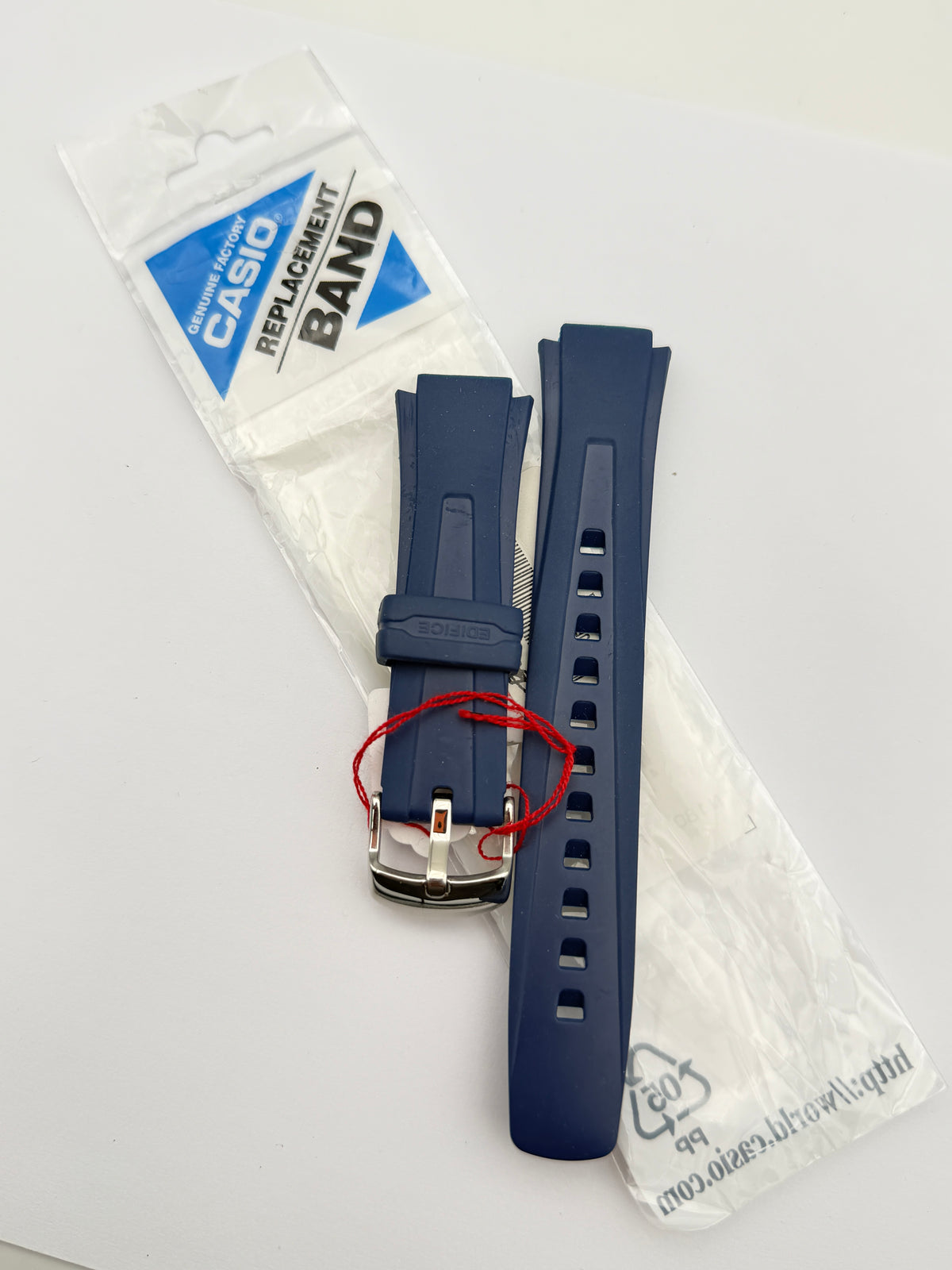 casio 15mm efd-103-2vwcf cinturino strap