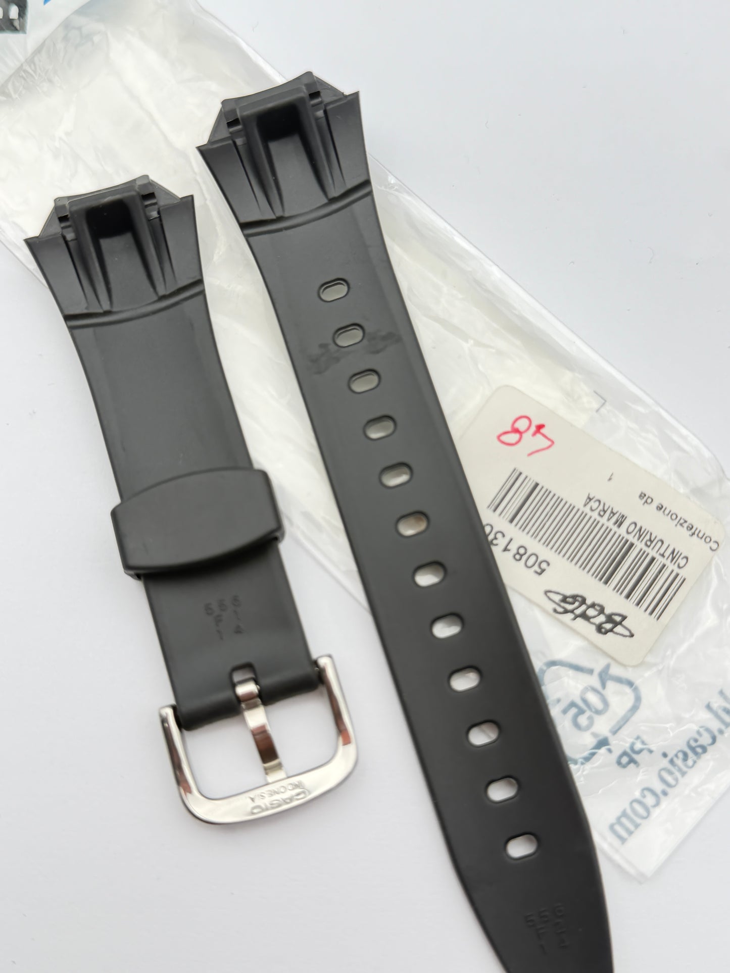 casio 14mm edb-300-1jjf cinturino strap