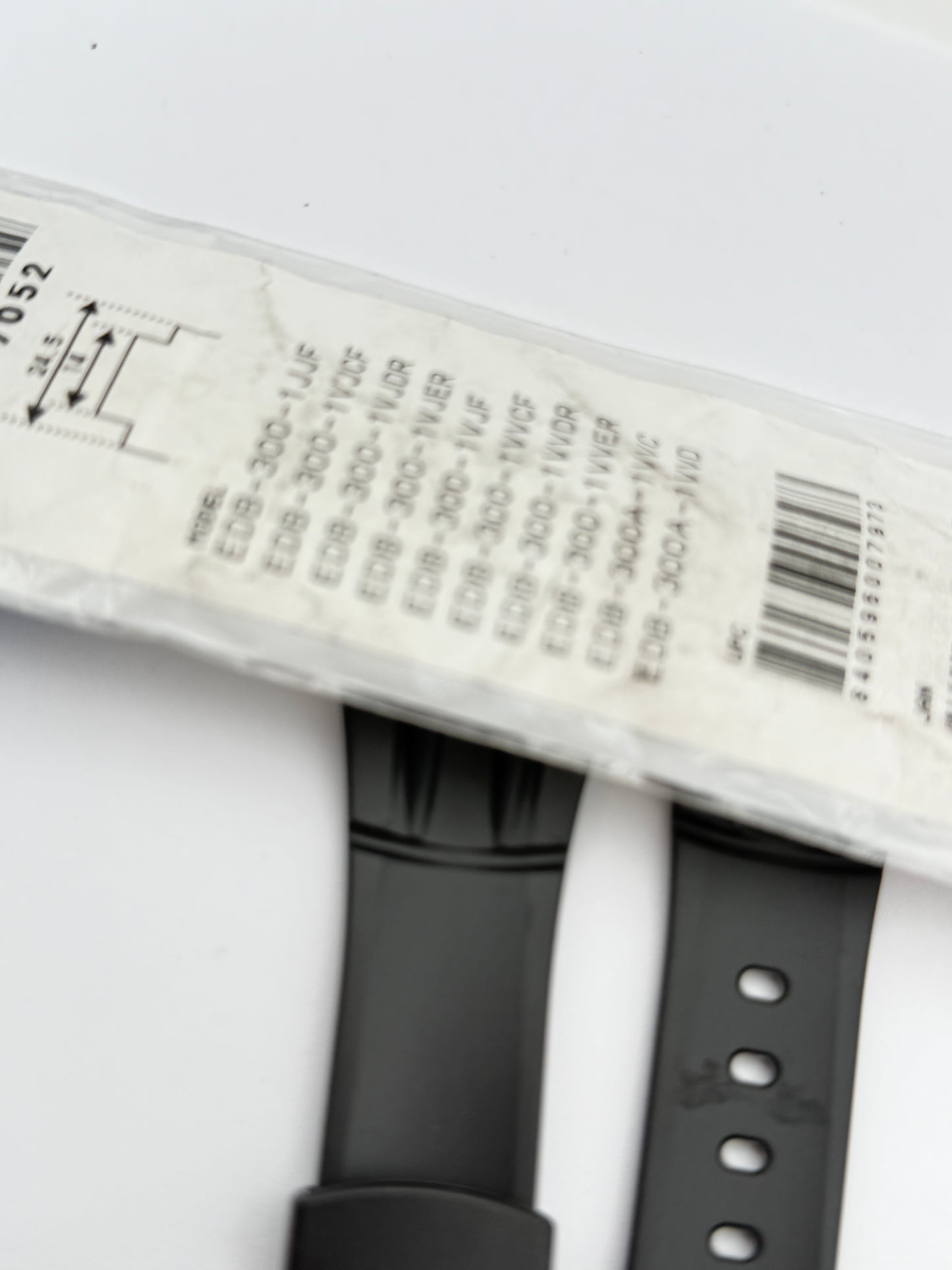 casio 14mm edb-300-1jjf cinturino strap
