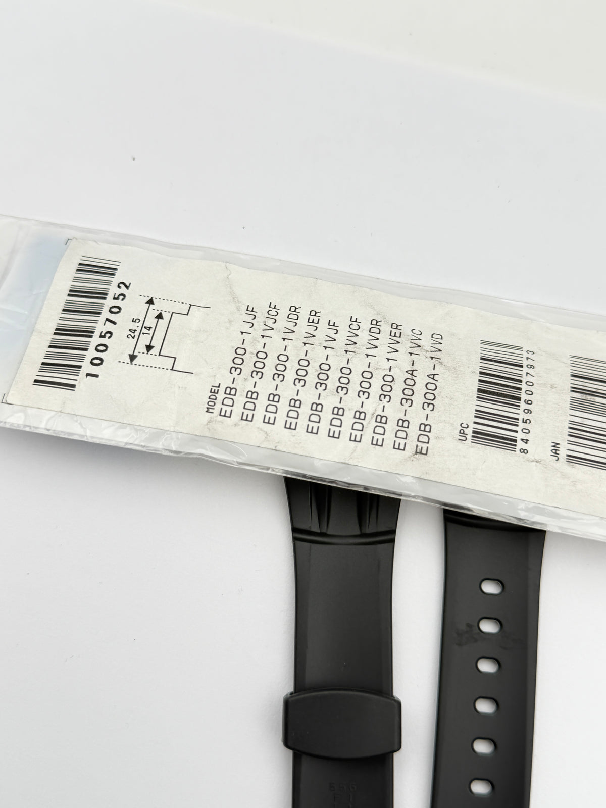 casio 14mm edb-300-1jjf cinturino strap