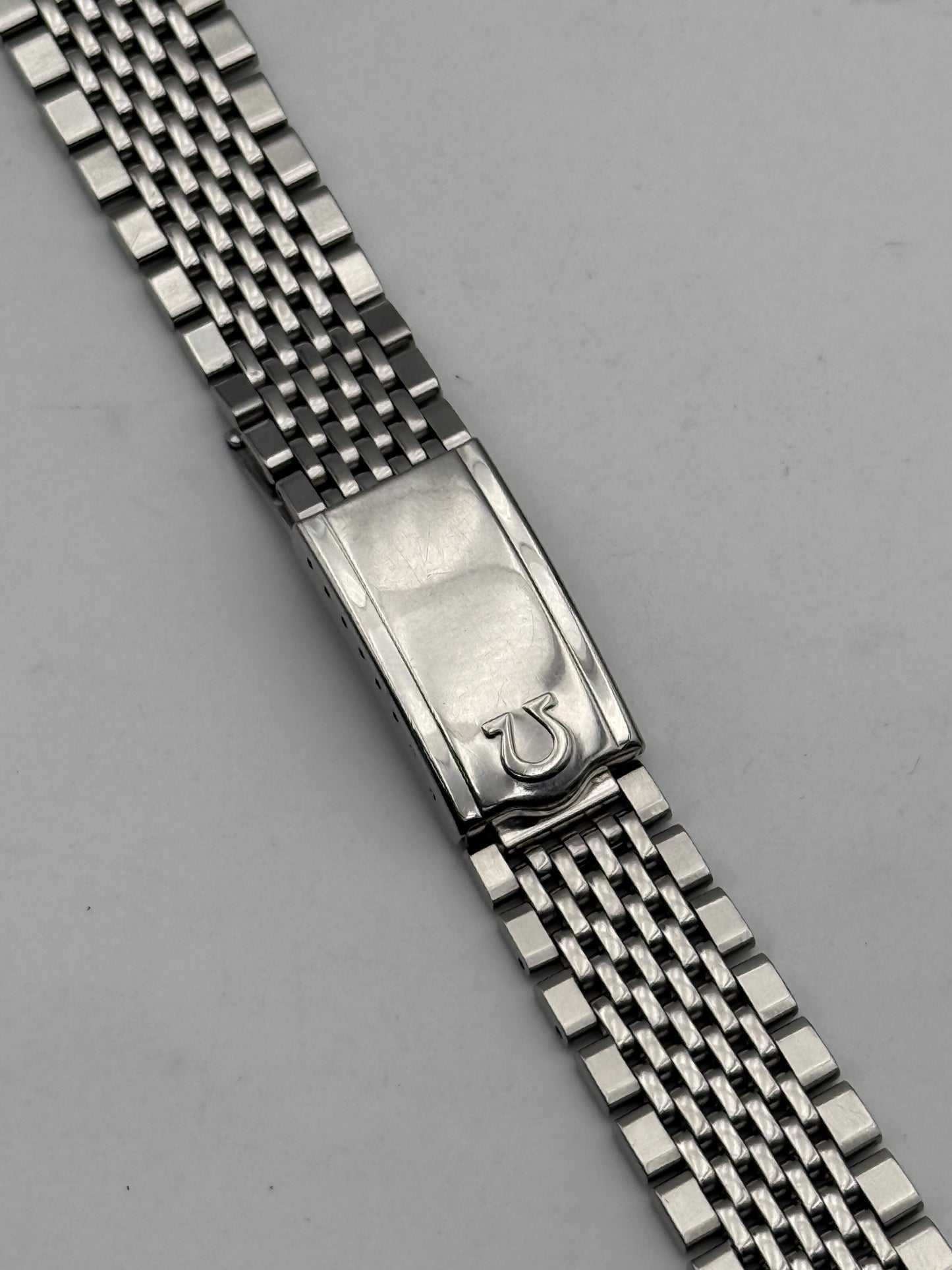 omega 1068 no-12 523 term 18mm bracciale bracelet rice grains vintage