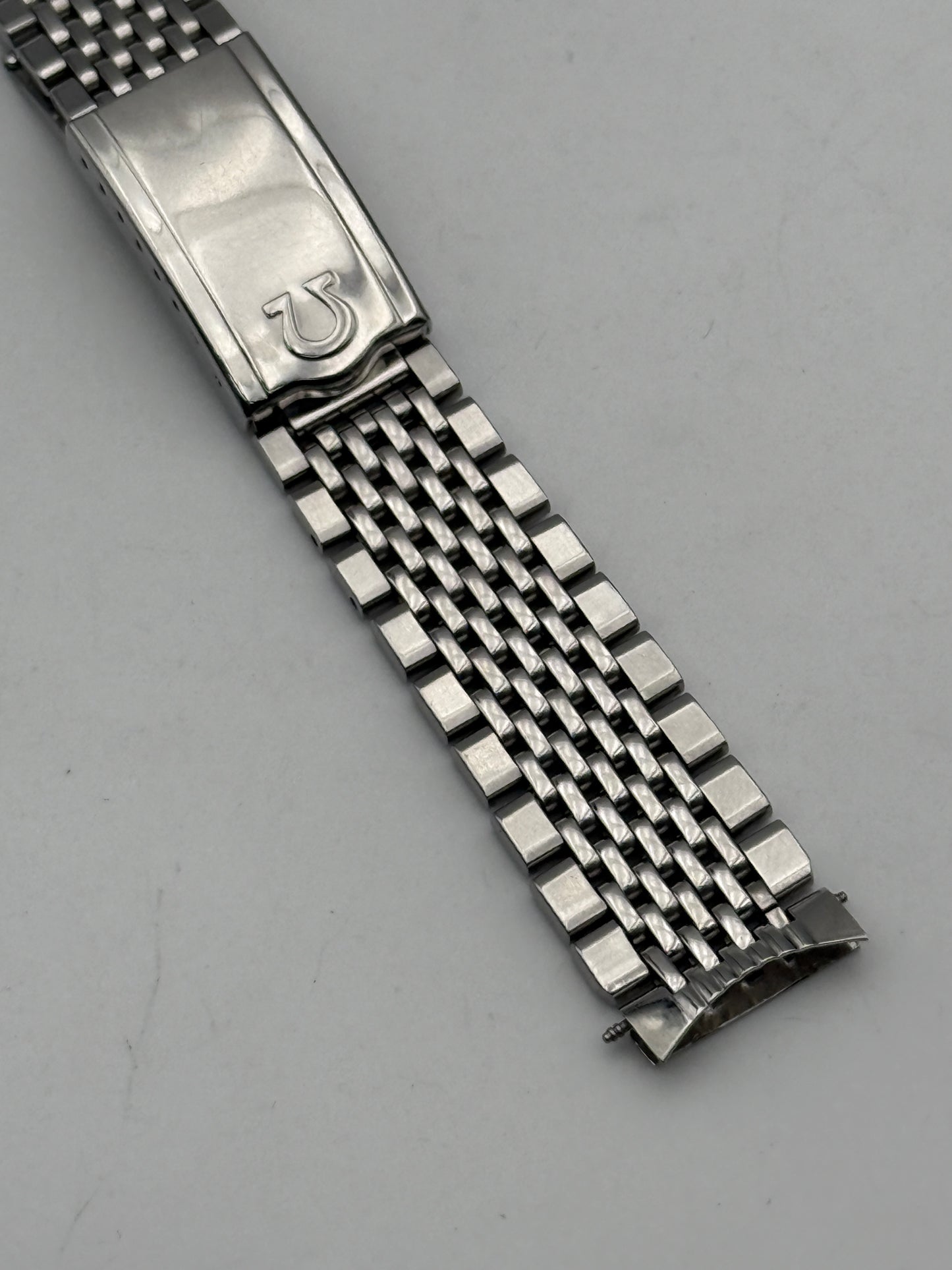 omega 1068 no-12 523 term 18mm bracciale bracelet rice grains vintage