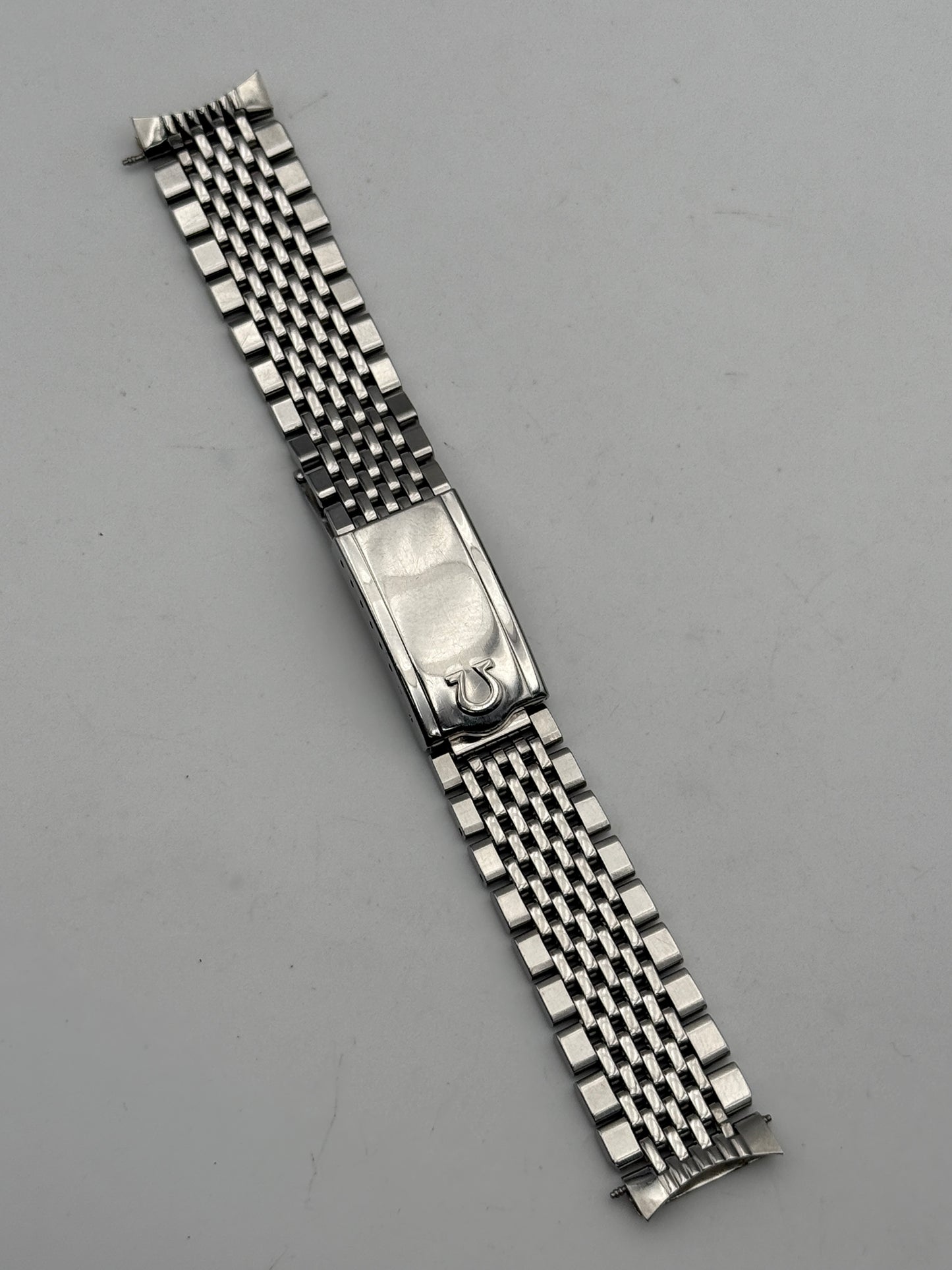 omega 1068 no-12 523 term 18mm bracciale bracelet rice grains vintage