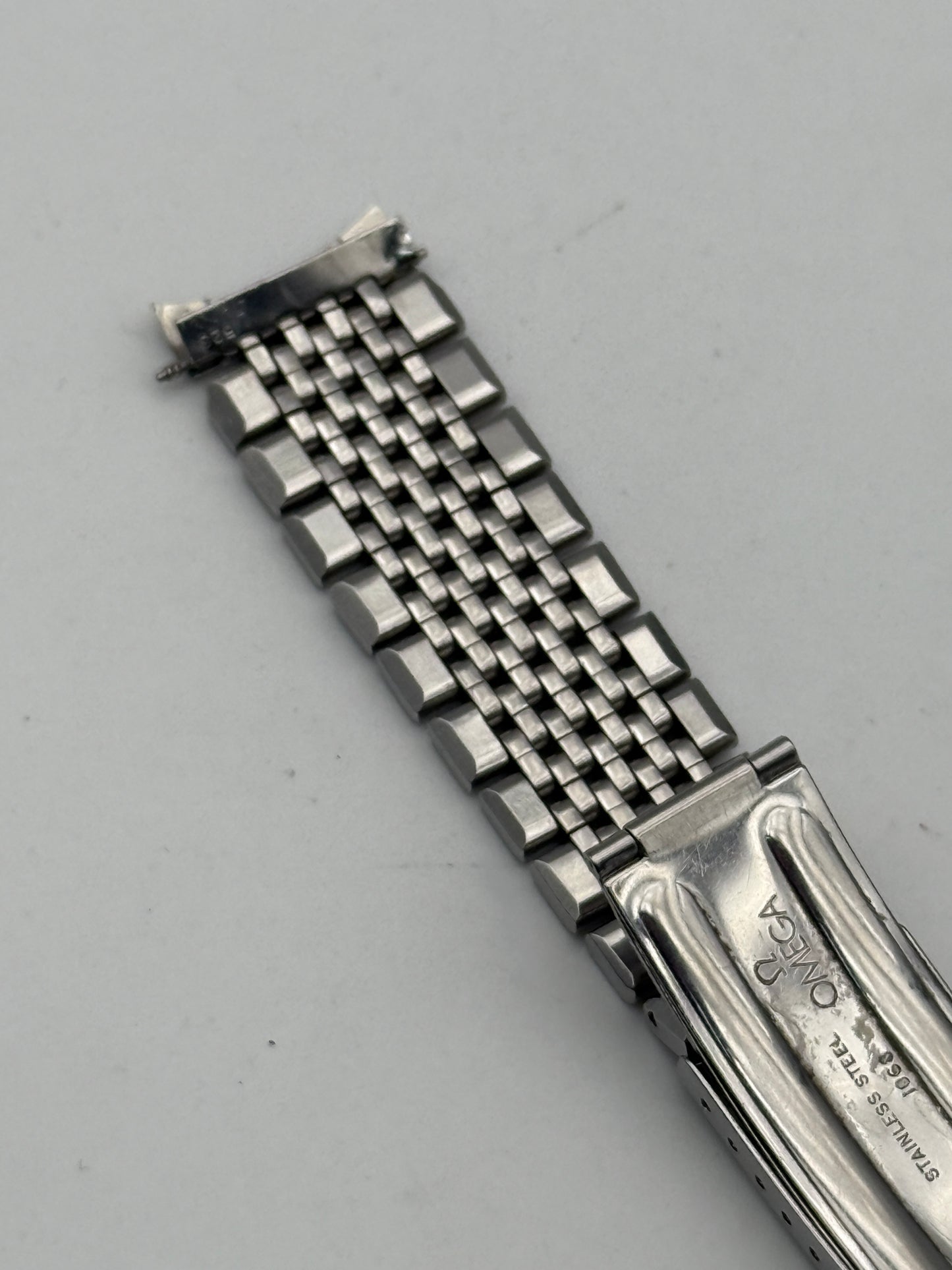 omega 1068 no-12 523 term 18mm bracciale bracelet rice grains vintage