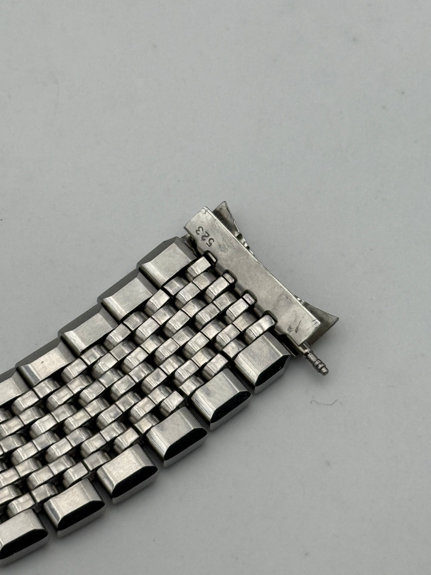 omega 1068 no-12 523 term 18mm bracciale bracelet rice grains vintage