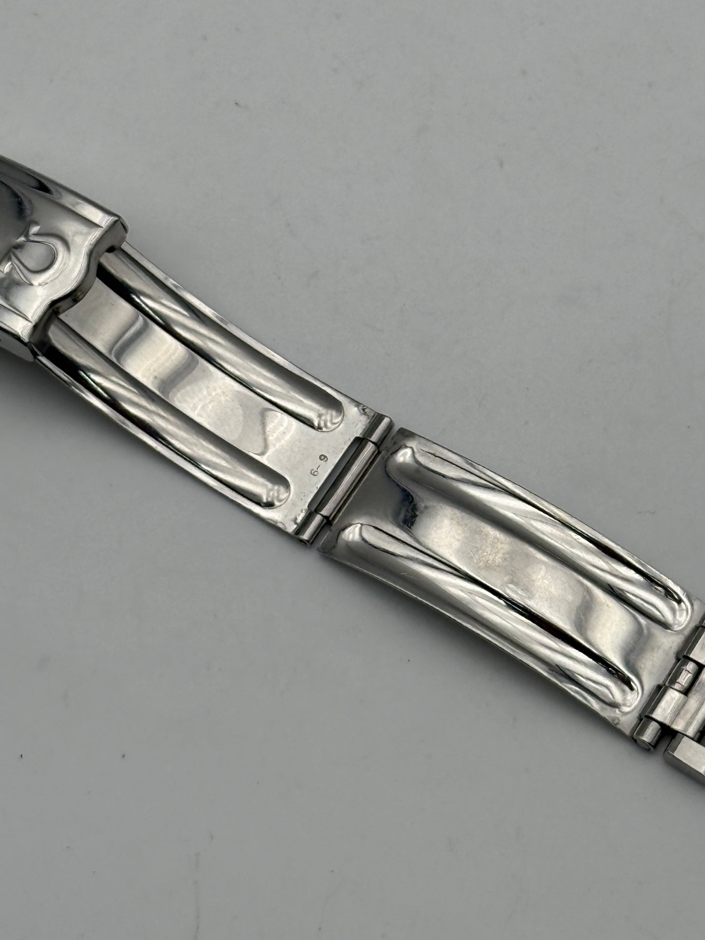 omega 1068 no-12 523 term 18mm bracciale bracelet rice grains vintage