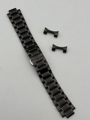 lmts 20mm black bracciale bracelet strap