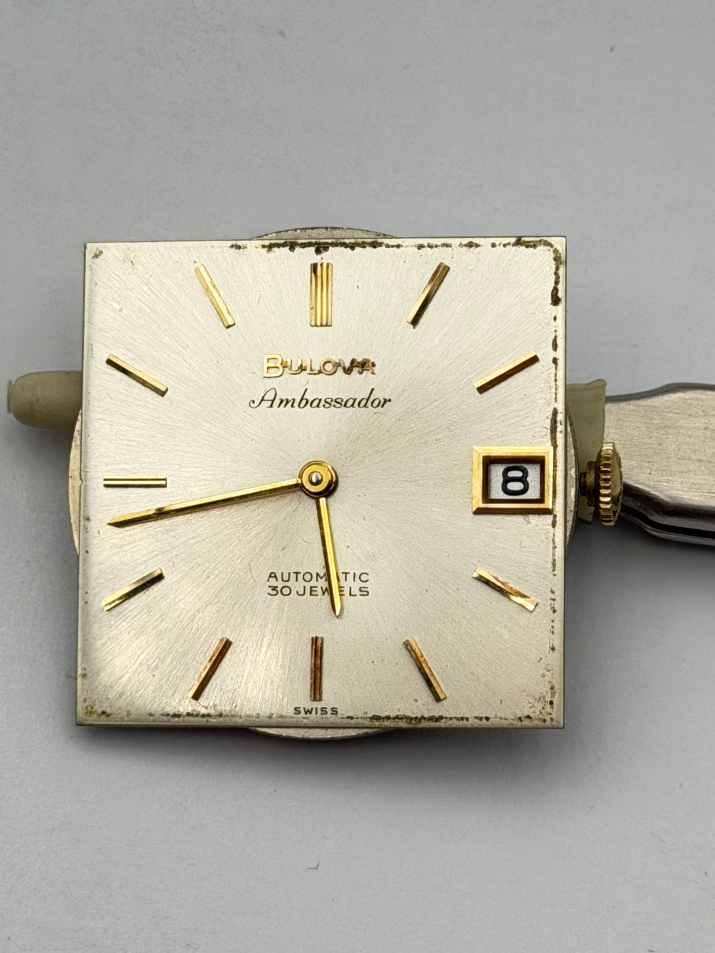 bulova ambassador microrotor 12ecad automatic movement