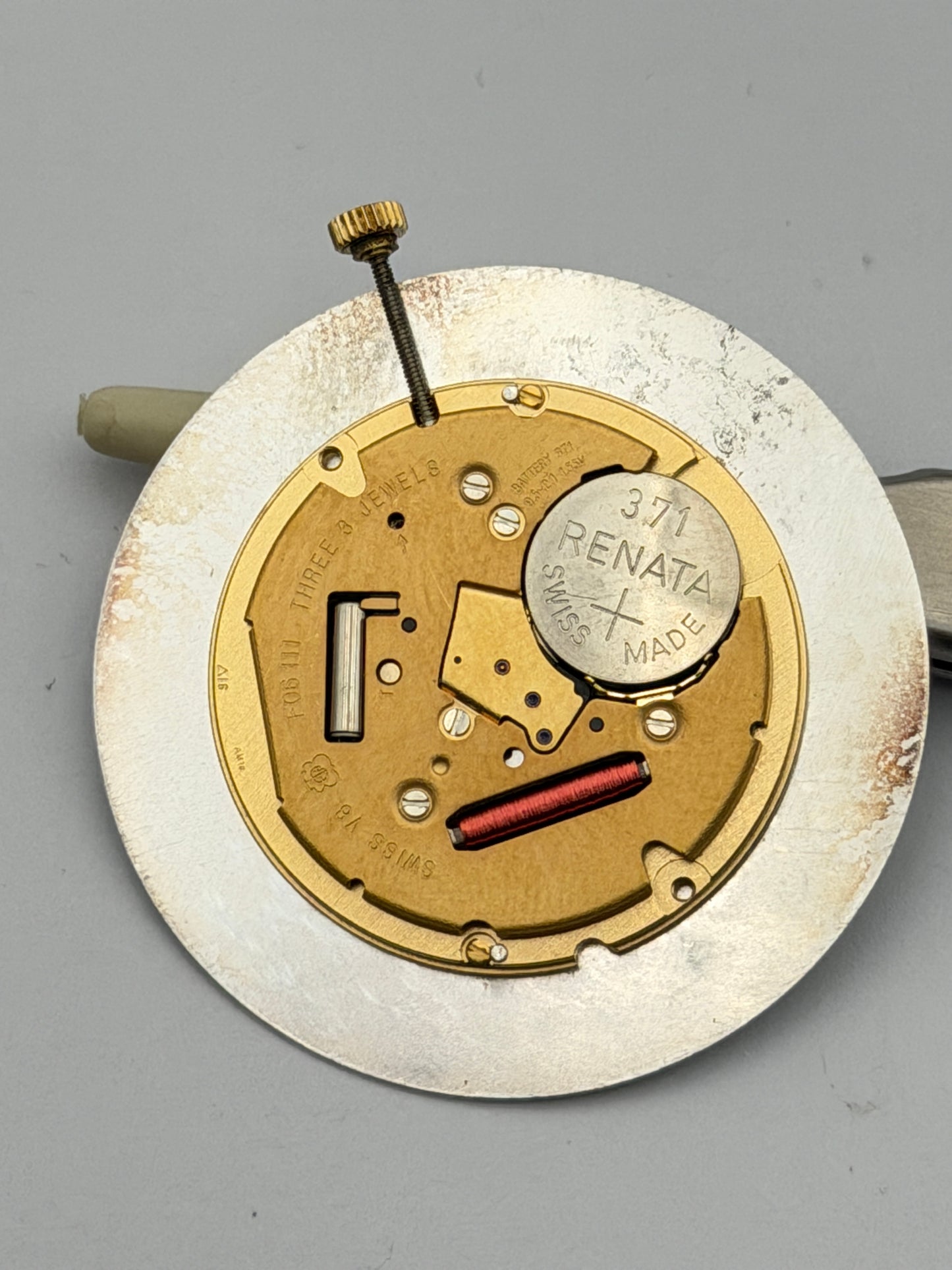 philip watch capsulette eta f06.111 quartz movement movimento