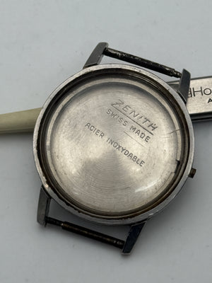 zenith 2542-2552c 34mm steel case cassa