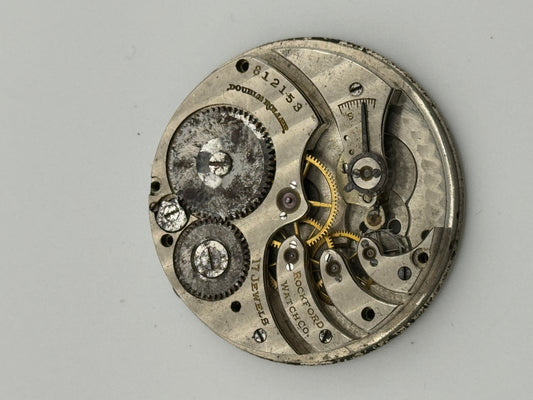rockford watch co 17 jewels 40mm pocket watch movement movimento