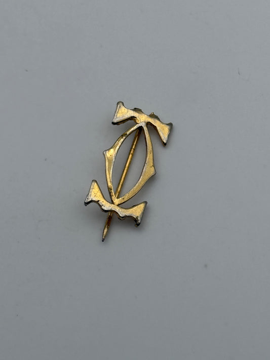 spilla pins cartier in argento silver