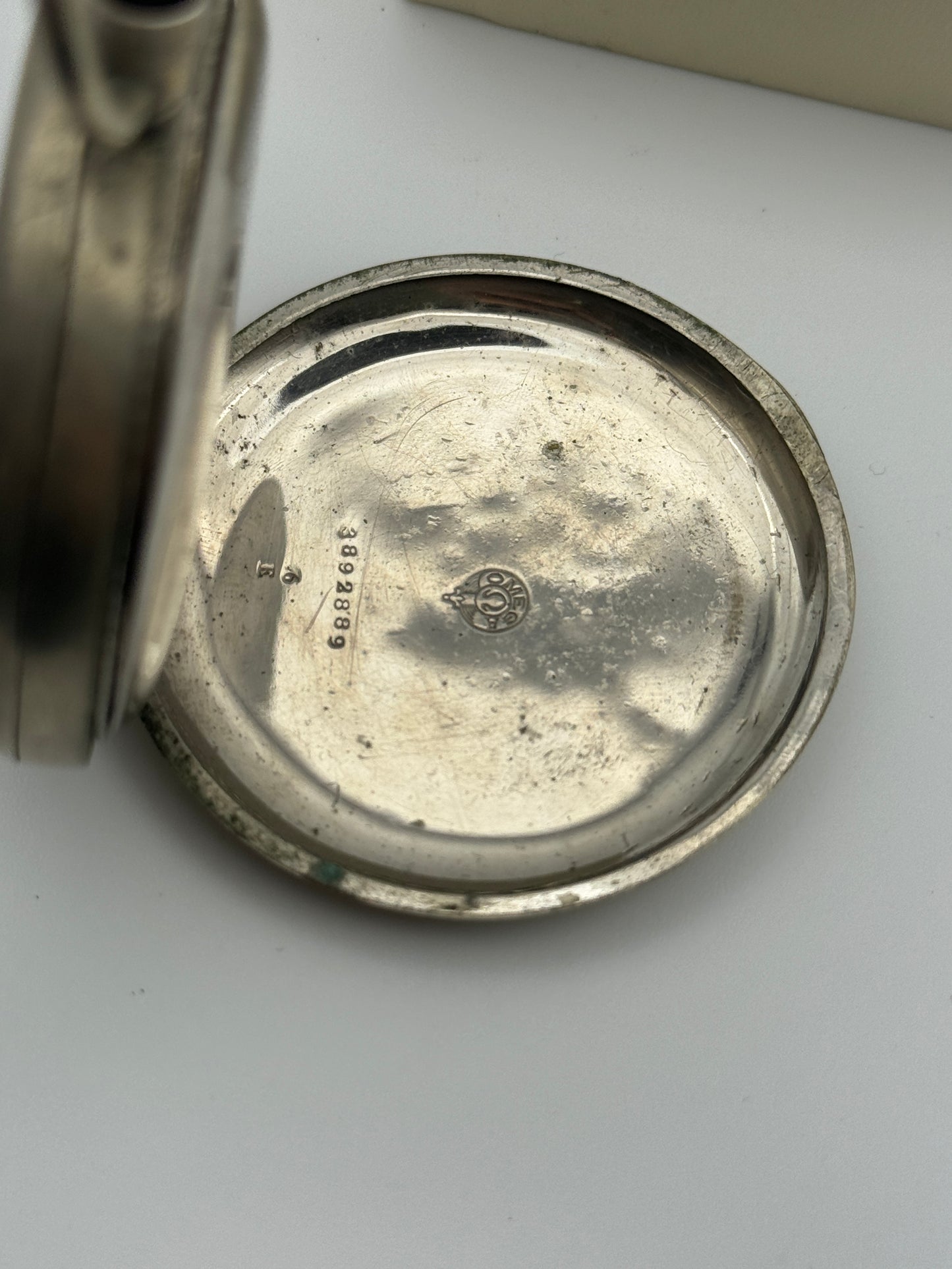 Omega pocket watch cassa case 3892889 54mm old rare