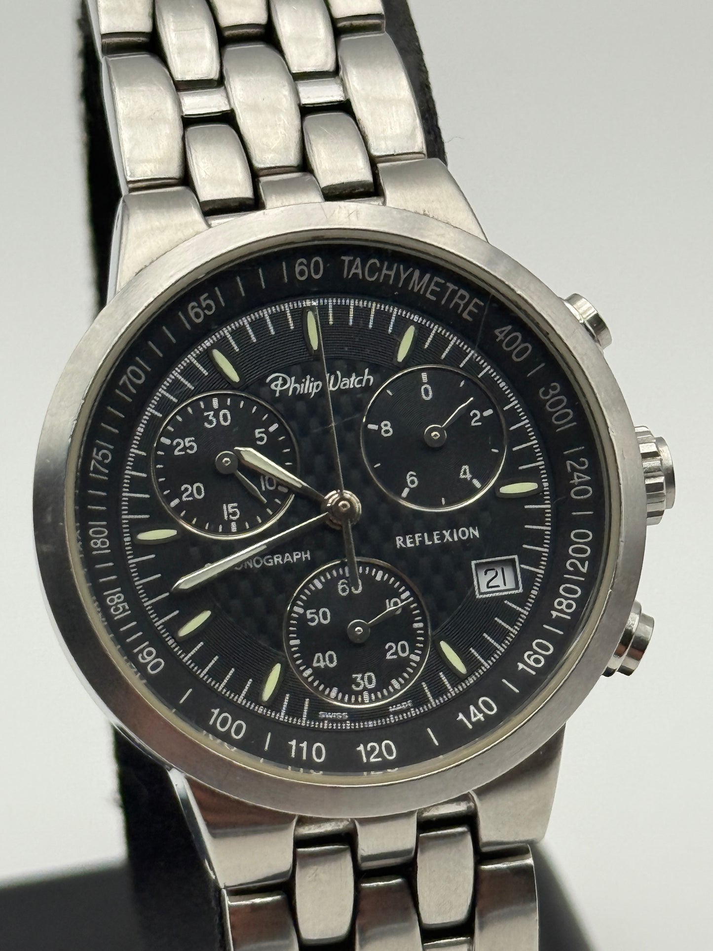 philip watch reflexion chronograph 827395454533