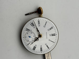 waltham american watch co 45.5mm pocket watch movement movimento