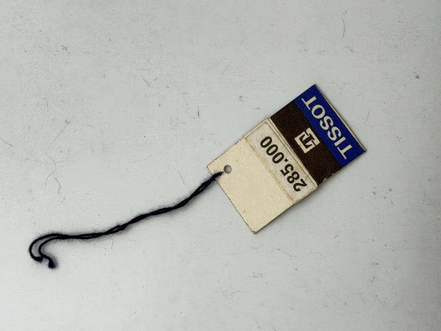 tag tissot cartellino vintage