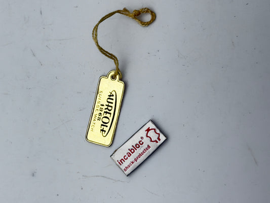 aureole tag cartellino vintage