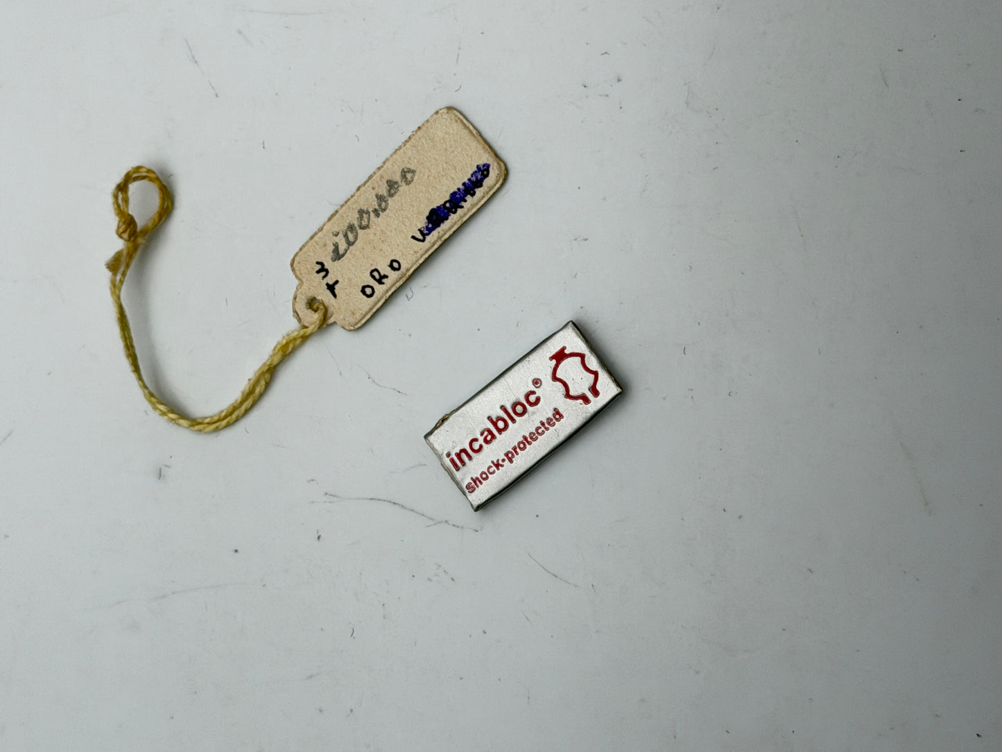 aureole tag cartellino vintage