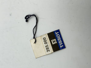 tissot tag cartellino vintage