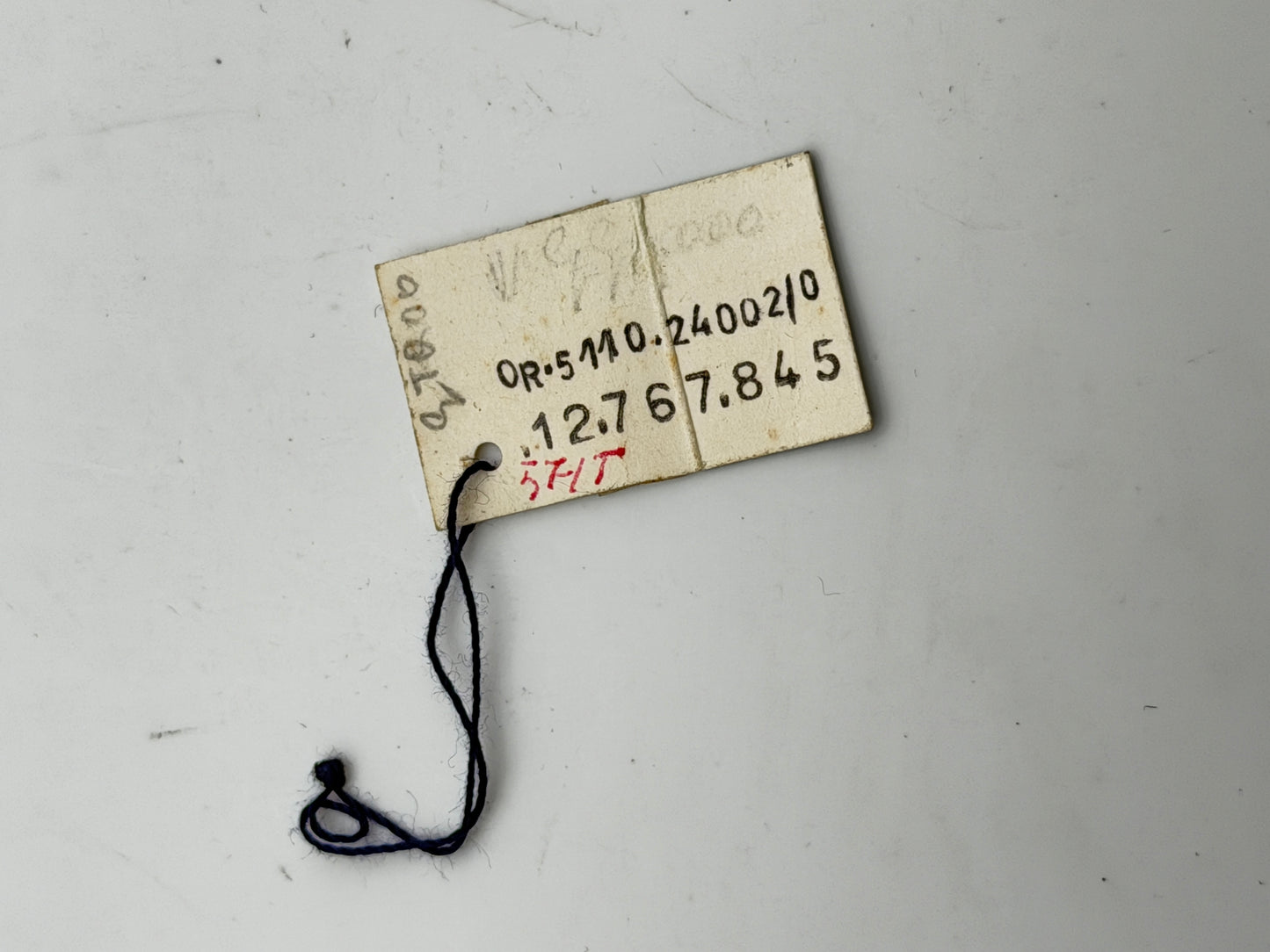 tissot tag cartellino vintage